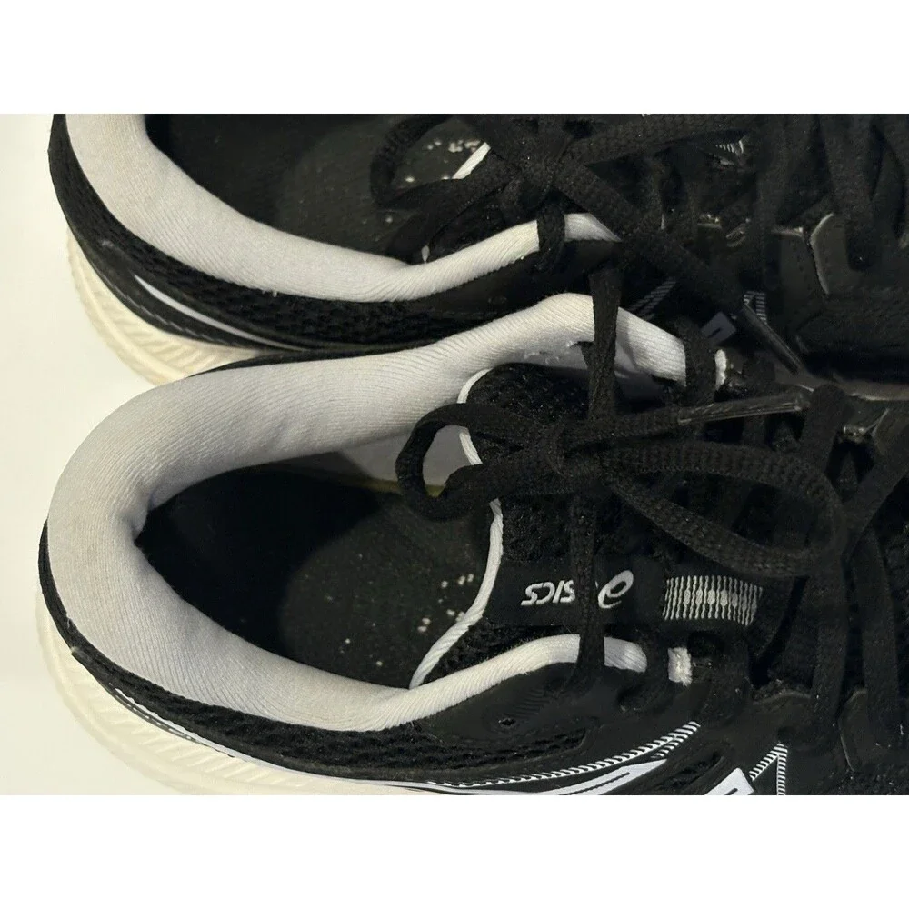 Asics Gel Contend 7 Women's Black White Running Sneakers  Size 8.5!